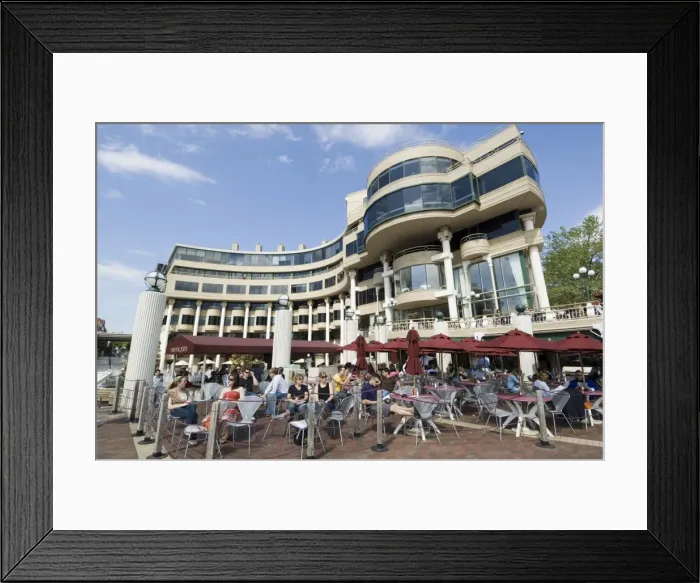 Framed Print : Washington Harbour, Georgetown, Washington D Framed Print : Washington Harbour, Georgetown, Washington D