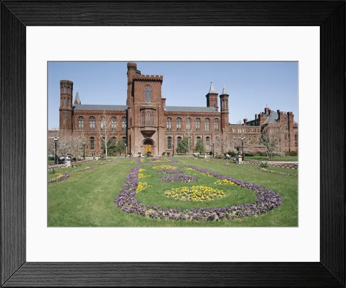 Framed Print : Old Smithsonian Institute, Washington D Framed Print : Old Smithsonian Institute, Washington D