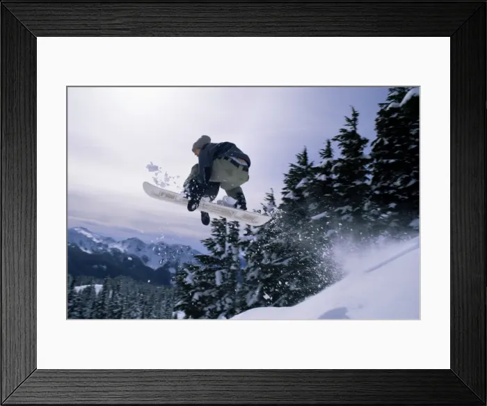 Framed Print : Snowboarder Framed Print : Snowboarder