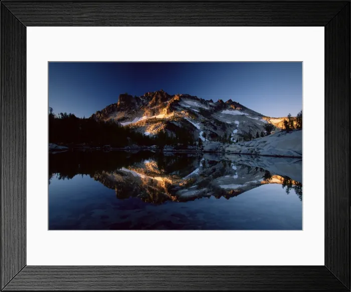 Framed Print : McClellan Peak