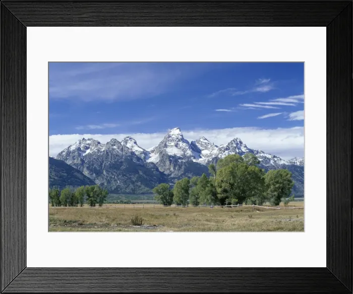 Framed Print : Teton Mountain Range Framed Print : Teton Mountain Range