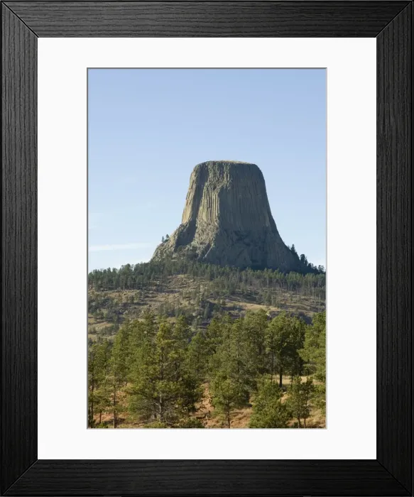 Framed Print : SP021927. Devils Tower National Monument, Wyoming, United States of America, North America Framed Print : SP021927. Devils Tower National Monument, Wyoming, United States of America, North America