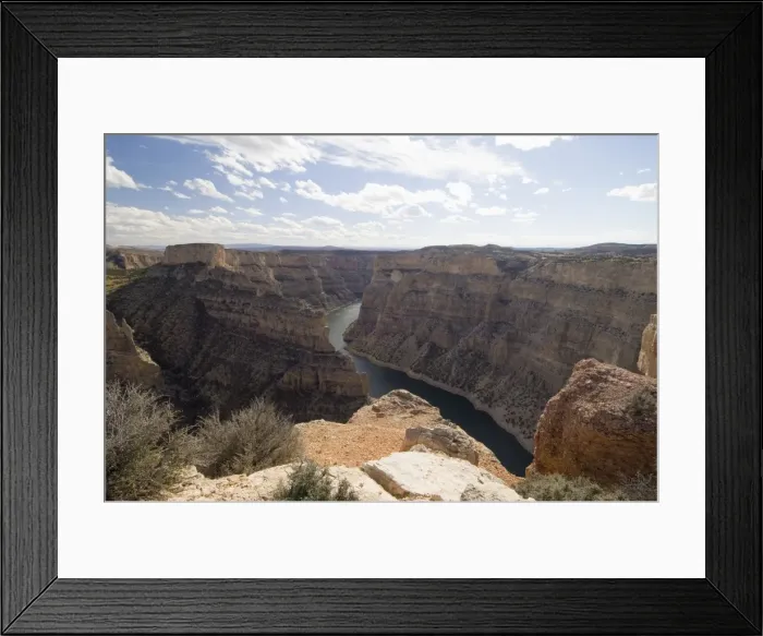 Framed Print : SP022004. Horseshoe Bend, Bighorn Canyon National Recreation Area Framed Print : SP022004. Horseshoe Bend, Bighorn Canyon National Recreation Area