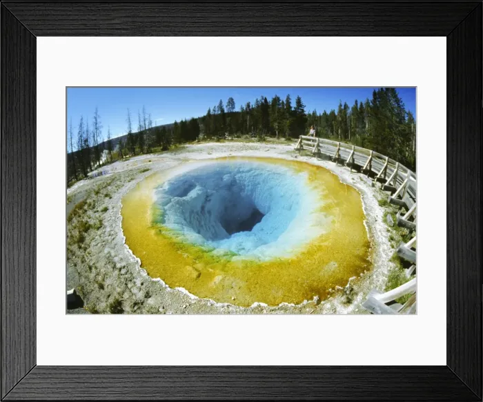 Framed Print : Morning Glory Pool Framed Print : Morning Glory Pool