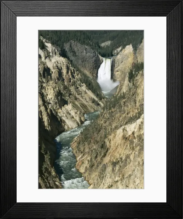 Framed Print : Lower Falls 94m high Framed Print : Lower Falls 94m high
