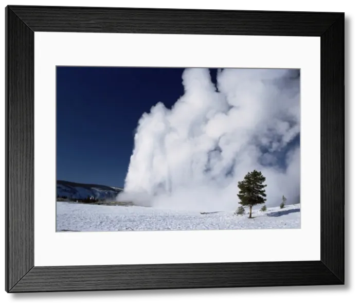Framed Print : Winter eruption Framed Print : Winter eruption
