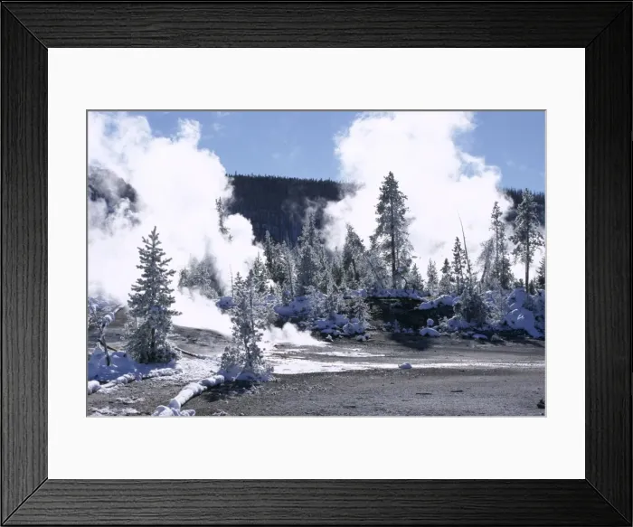 Framed Print : Geothermal steam Framed Print : Geothermal steam