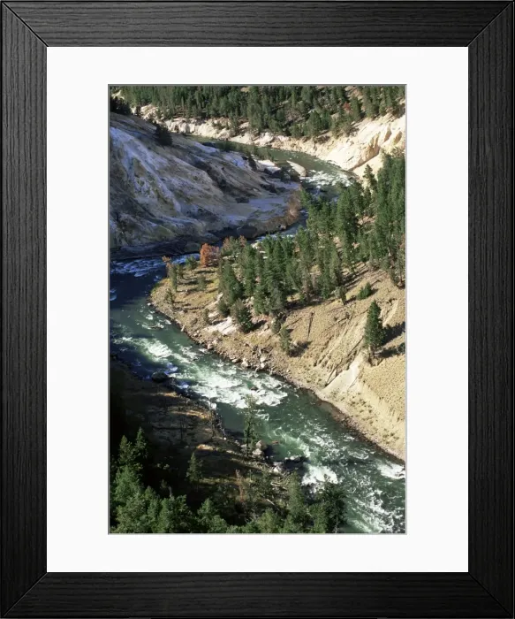 Framed Print : The Yellowstone River near Tower-Roosevelt Junction Framed Print : The Yellowstone River near Tower-Roosevelt Junction