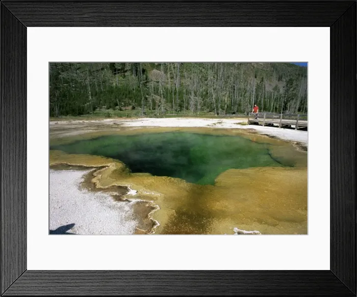 Framed Print : Emerald Pool Framed Print : Emerald Pool