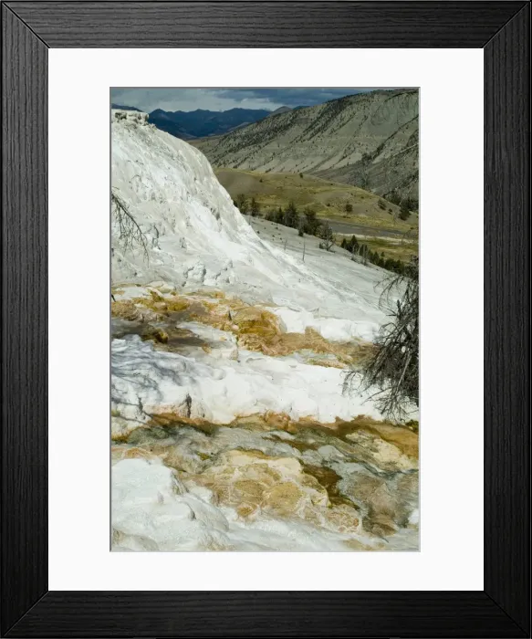 Framed Print : Mammoth Hot Springs Framed Print : Mammoth Hot Springs