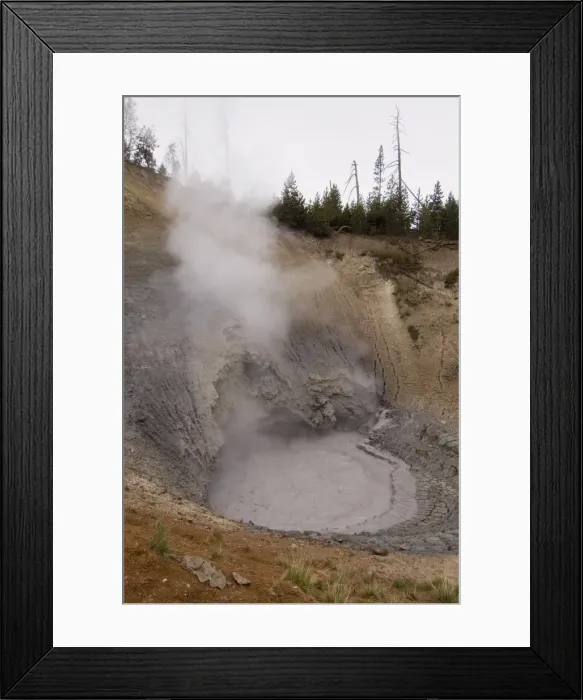 Framed Print : SP022058. Mud Volcano Area, Yellowstone National Park Framed Print : SP022058. Mud Volcano Area, Yellowstone National Park