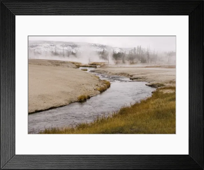 Framed Print : SP022121. Black Sand Basin, Yellowstone National Park Framed Print : SP022121. Black Sand Basin, Yellowstone National Park