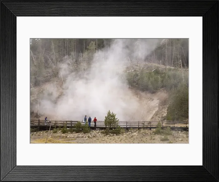 Framed Print : SP022067. Mud Volcano Area, Yellowstone National Park Framed Print : SP022067. Mud Volcano Area, Yellowstone National Park