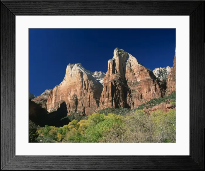 Framed Print : Trees in golden fall colours below Abraham and Isaac Framed Print : Trees in golden fall colours below Abraham and Isaac
