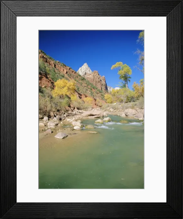 Framed Print : Mount Moroni and the Virgin River in autumn Framed Print : Mount Moroni and the Virgin River in autumn