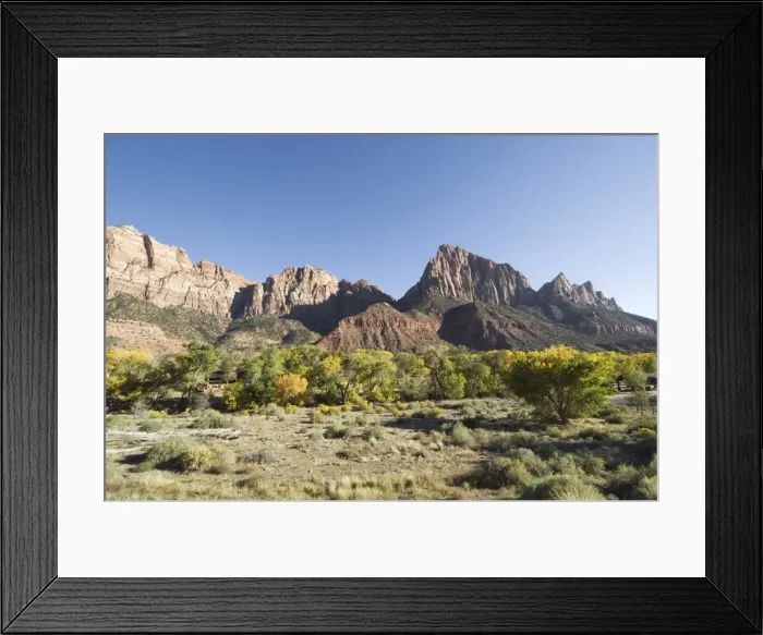 Framed Print : _TUW7110. Landscape near Zion National Park, Utah, United States of America, North America Framed Print : _TUW7110. Landscape near Zion National Park, Utah, United States of America, North America