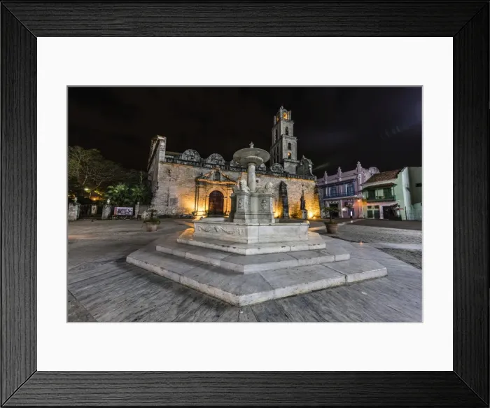 Framed Print : Fuentes de los Leones (Fountains of the Lions), in the Plaza de San Francisco, Havana Framed Print : Fuentes de los Leones (Fountains of the Lions), in the Plaza de San Francisco, Havana