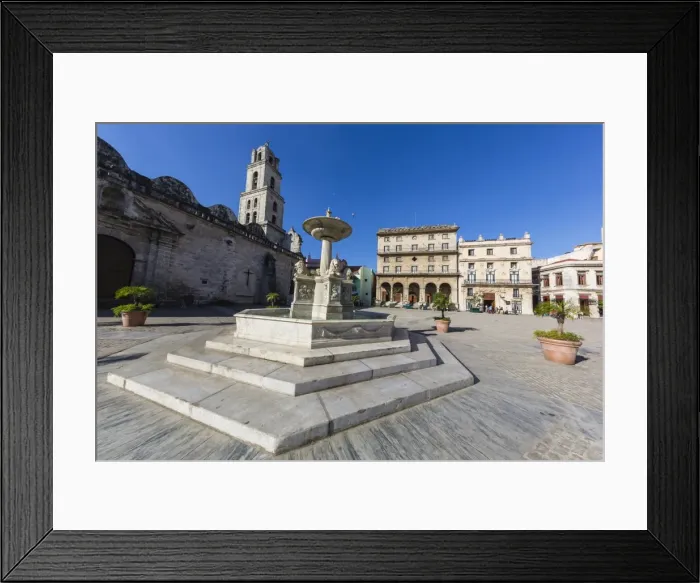 Framed Print : Fuentes de los Leones (Fountains of the Lions), in the Plaza de San Francisco, Havana Framed Print : Fuentes de los Leones (Fountains of the Lions), in the Plaza de San Francisco, Havana