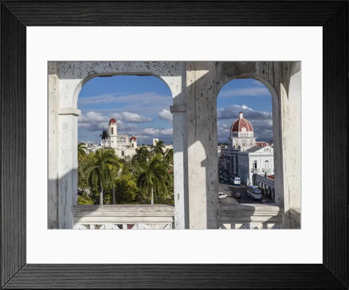 Framed Print : Catedral de la Purisima Concepcion on left, and Antiguo Ayuntamiento on right, Cienfuegos Framed Print : Catedral de la Purisima Concepcion on left, and Antiguo Ayuntamiento on right, Cienfuegos