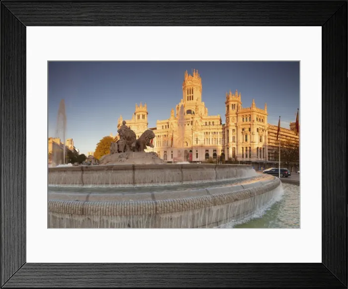 Framed Print : Cibeles Fountain (Fuente de la Cibeles), Architect Ventura Rodriguez, Palacio de Comunicaciones Framed Print : Cibeles Fountain (Fuente de la Cibeles), Architect Ventura Rodriguez, Palacio de Comunicaciones