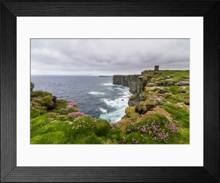 Framed Print : High above the cliffs, the Kitchener Memorial, Orkney Islands, Scotland, United Kingdom Framed Print : High above the cliffs, the Kitchener Memorial, Orkney Islands, Scotland, United Kingdom