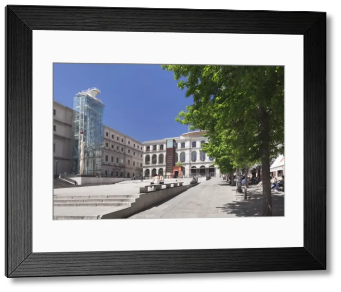 Framed Print : Reina Sofia Museum, Paseo del Prado, Madrid, Spain, Europe Framed Print : Reina Sofia Museum, Paseo del Prado, Madrid, Spain, Europe