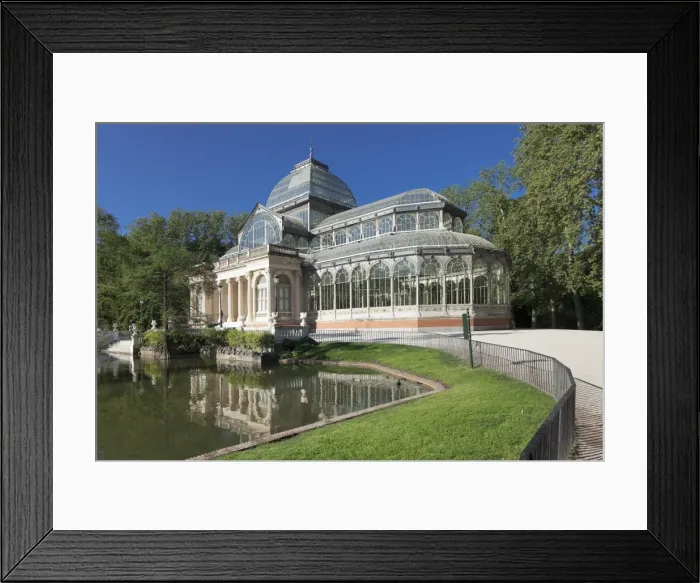 Framed Print : Crystal Palace (Palacio de Cristal), Retiro Park (Parque del Buen Retiro), Madrid