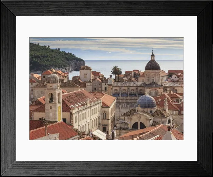 Framed Print : Historic Old Town, Cathedral, St. Blaise Church, Clock Tower and Rectors Palace Framed Print : Historic Old Town, Cathedral, St. Blaise Church, Clock Tower and Rectors Palace