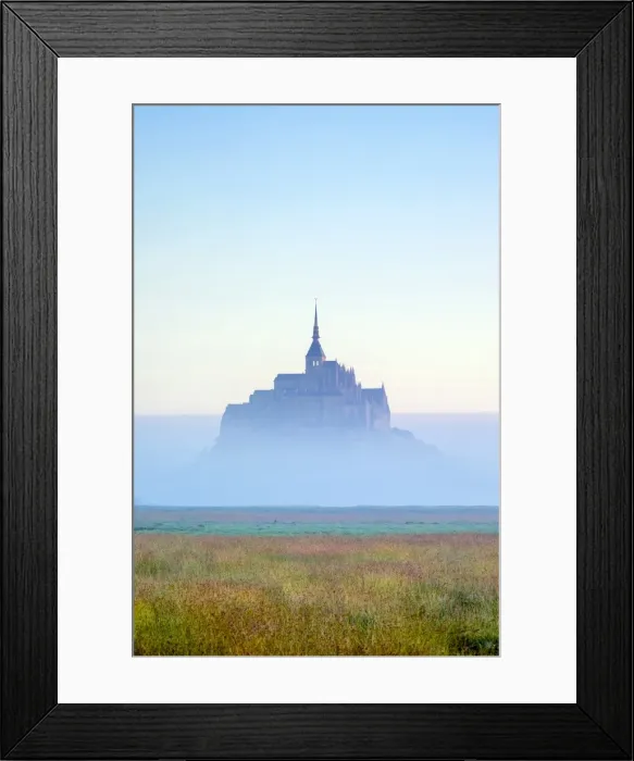 Framed Print : Le Mont-Saint-Michel at dawn, UNESCO World Heritage Site, Manche Department, Normandy Framed Print : Le Mont-Saint-Michel at dawn, UNESCO World Heritage Site, Manche Department, Normandy