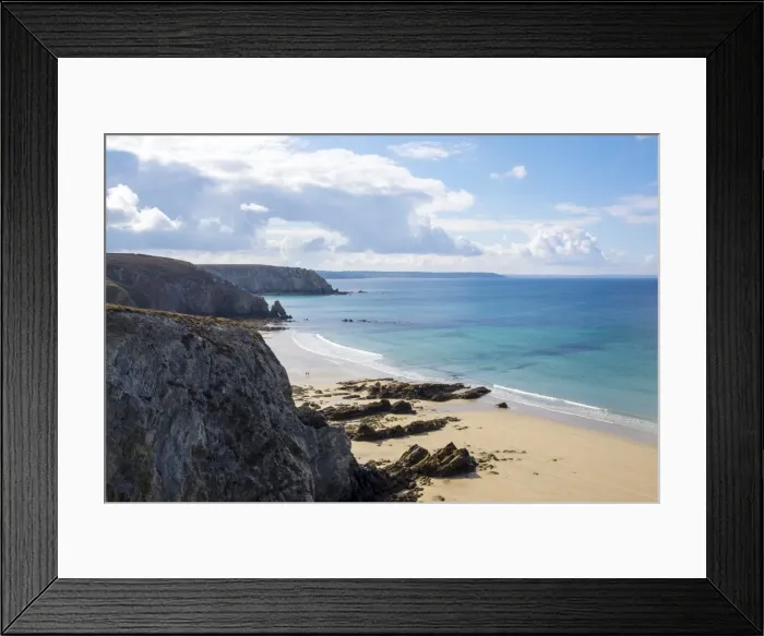 Framed Print : Pointe du Pen-Hir on the Presqu ile de Crozon, Parc Naturel Regional d Armorique Framed Print : Pointe du Pen-Hir on the Presqu ile de Crozon, Parc Naturel Regional d Armorique