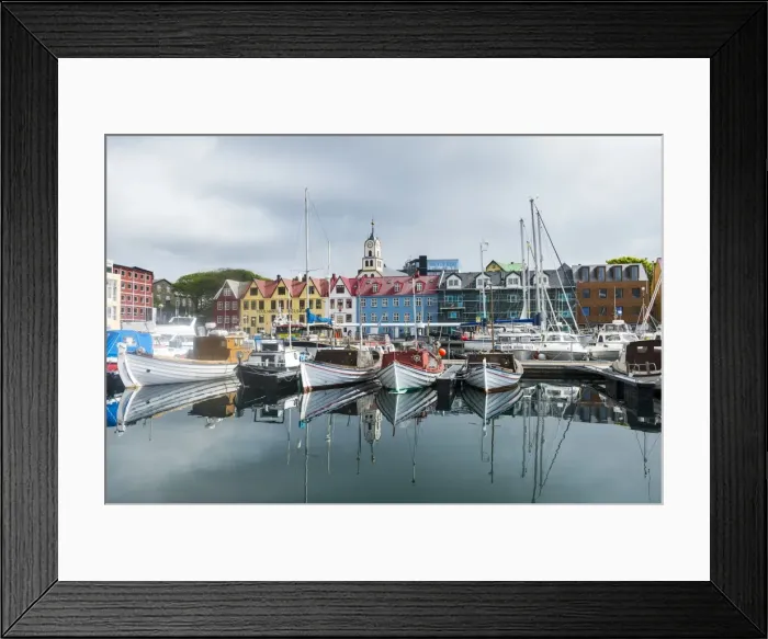 Framed Print : Harbour of Torshavn, capital of Faroe Islands, Streymoy, Faroe Islands, Denmark, Europe Framed Print : Harbour of Torshavn, capital of Faroe Islands, Streymoy, Faroe Islands, Denmark, Europe