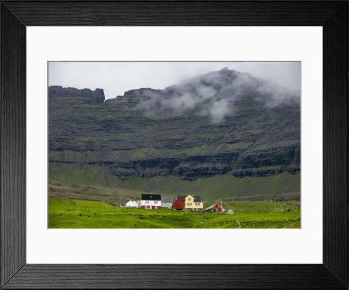 Framed Print : Vidoy, Faroe Islands, Denmark, Europe Framed Print : Vidoy, Faroe Islands, Denmark, Europe