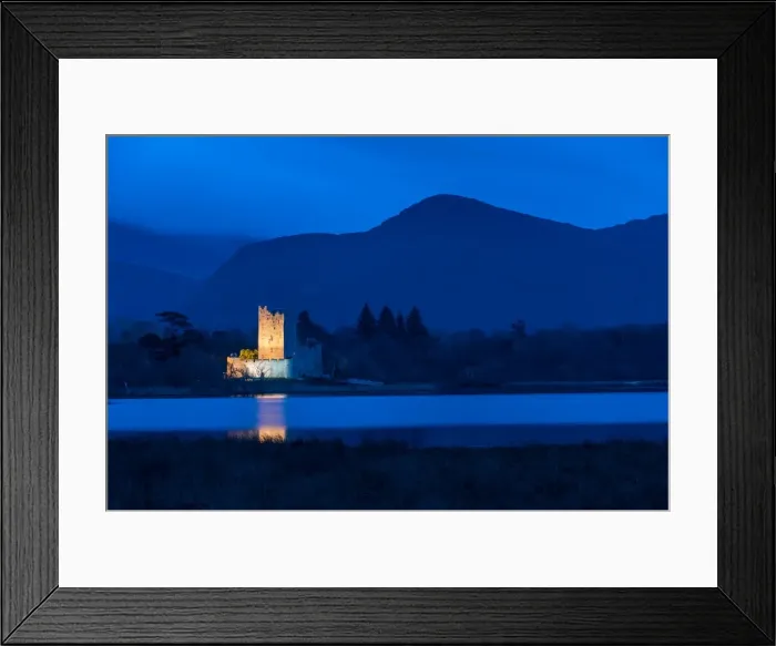 Framed Print : Ross Castle at dusk, Killarney National Park, County Kerry, Munster, Republic of Ireland Framed Print : Ross Castle at dusk, Killarney National Park, County Kerry, Munster, Republic of Ireland