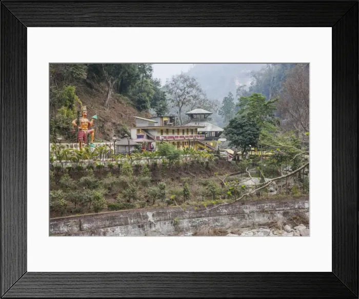Framed Print : Kirateshwar Mahadev Temple (Shiv Mandir) at Legship, West Sikkim, India, Asia Framed Print : Kirateshwar Mahadev Temple (Shiv Mandir) at Legship, West Sikkim, India, Asia