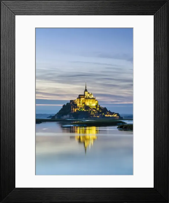 Framed Print : Le Mont-Saint-Miichel at sunset, Mont-Saint-Michel, UNESCO World Heritage Site, Manche Framed Print : Le Mont-Saint-Miichel at sunset, Mont-Saint-Michel, UNESCO World Heritage Site, Manche