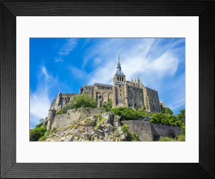Framed Print : Abbaye du Mont-Saint-Michel, Mont-Saint-Michel, UNESCO World Heritage Site, Manche Framed Print : Abbaye du Mont-Saint-Michel, Mont-Saint-Michel, UNESCO World Heritage Site, Manche