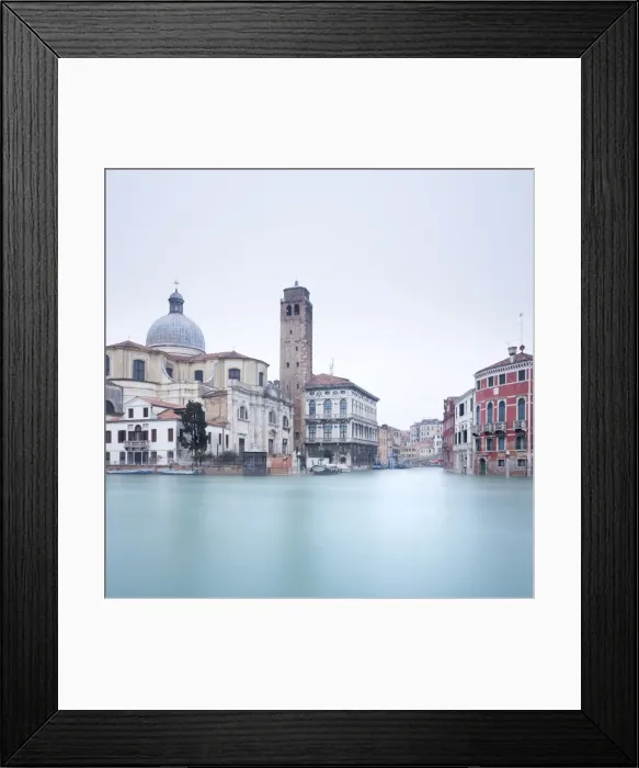 Framed Print : Long exposure image of buildings on the Grand Canal, Venice, UNESCO World Heritage Site Framed Print : Long exposure image of buildings on the Grand Canal, Venice, UNESCO World Heritage Site