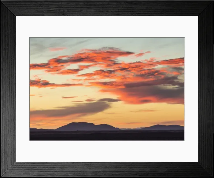 Framed Print : Dramatic sunset over mountains near Merzouga, Morocco, North Africa, Africa Framed Print : Dramatic sunset over mountains near Merzouga, Morocco, North Africa, Africa