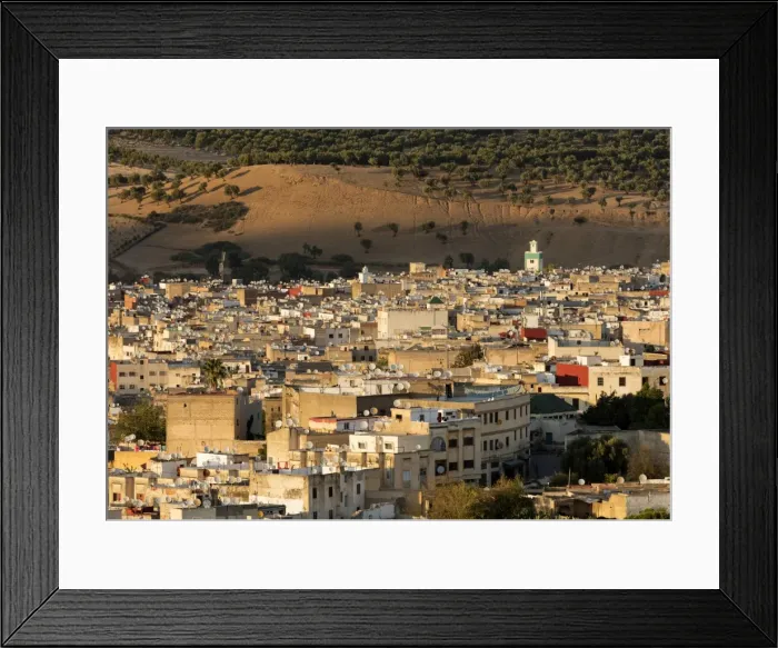 Framed Print : Medina of Fez bathed in evening light, UNESCO World Heritage Site, Fez, Morocco, North Africa Framed Print : Medina of Fez bathed in evening light, UNESCO World Heritage Site, Fez, Morocco, North Africa