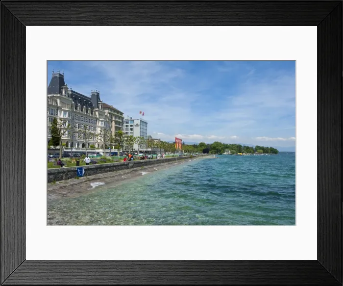 Framed Print : Lac Leman, Geneva, Switzerland, Europe Framed Print : Lac Leman, Geneva, Switzerland, Europe