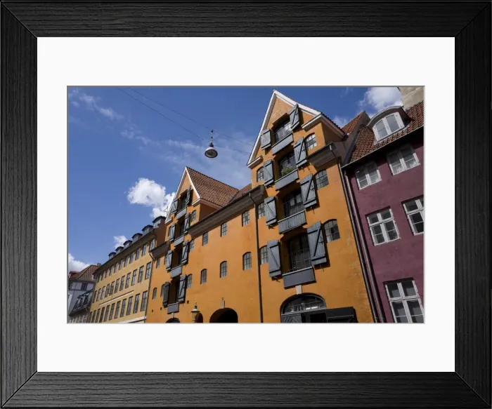 Framed Print : Architecture, Christianshavn, Copenhagen, Denmark, Europe Framed Print : Architecture, Christianshavn, Copenhagen, Denmark, Europe
