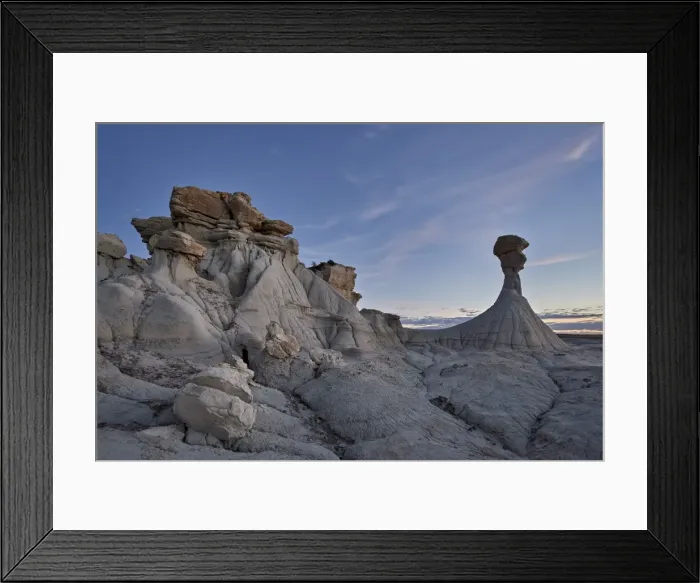 Framed Print : Hoodoo at dusk, Ah-Shi-Sle-Pah Wilderness Study Area, New Mexico, United States of America Framed Print : Hoodoo at dusk, Ah-Shi-Sle-Pah Wilderness Study Area, New Mexico, United States of America