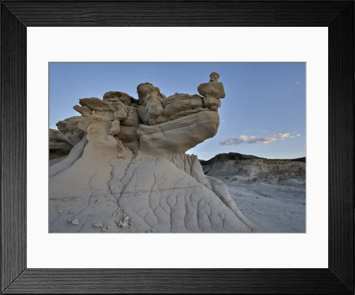 Framed Print : Rock formation in the badlands, Ah-Shi-Sle-Pah Wilderness Study Area, New Mexico Framed Print : Rock formation in the badlands, Ah-Shi-Sle-Pah Wilderness Study Area, New Mexico