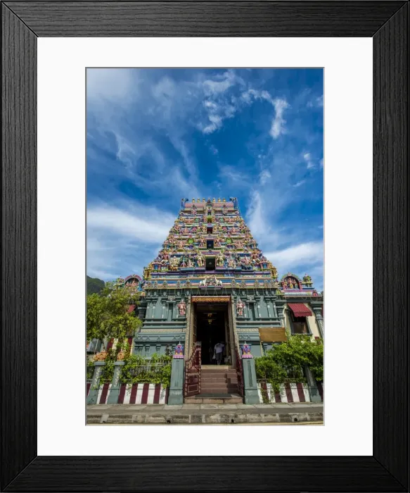 Framed Print : The Arul Mihu Navasakthi Vinayagar Hindu Temple, Victoria, Mahe, Republic of Seychelles Framed Print : The Arul Mihu Navasakthi Vinayagar Hindu Temple, Victoria, Mahe, Republic of Seychelles
