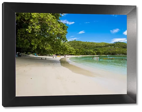 Port Launay beach, Port Launay Marine Park, Mahe, Republic of Seychelles, Indian Ocean