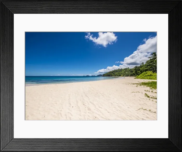 Framed Print : Anse A La Mouche Beach, Mahe, Republic of Seychelles, Indian Ocean, Africa Framed Print : Anse A La Mouche Beach, Mahe, Republic of Seychelles, Indian Ocean, Africa