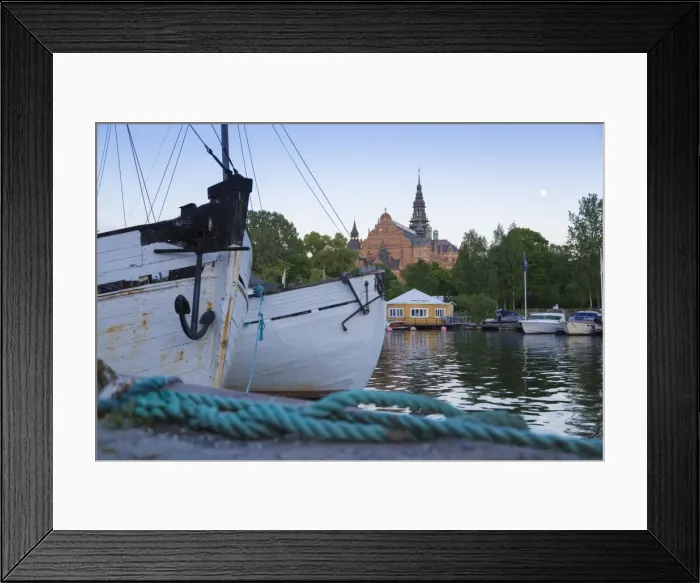 Framed Print : Boats and Nordic Museum, Djurgardsvagen, Stockholm, Sweden, Scandinavia, Europe Framed Print : Boats and Nordic Museum, Djurgardsvagen, Stockholm, Sweden, Scandinavia, Europe