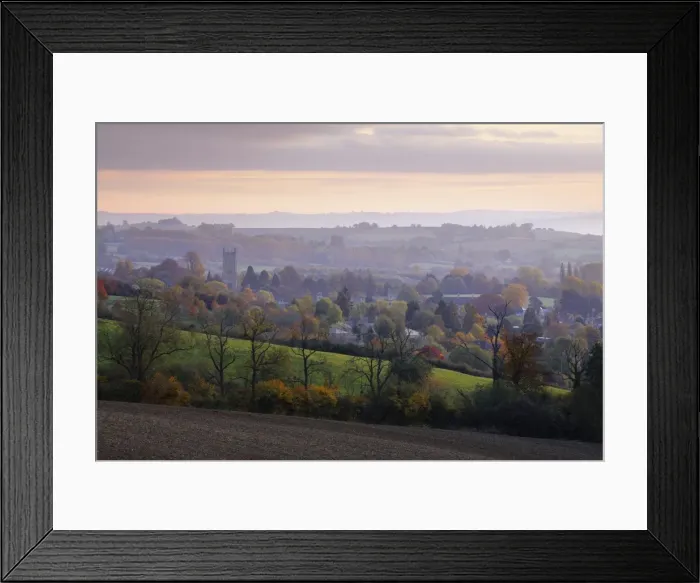 Framed Print : View over Chipping Campden in autumn, Chipping Campden, Cotswolds, Gloucestershire Framed Print : View over Chipping Campden in autumn, Chipping Campden, Cotswolds, Gloucestershire