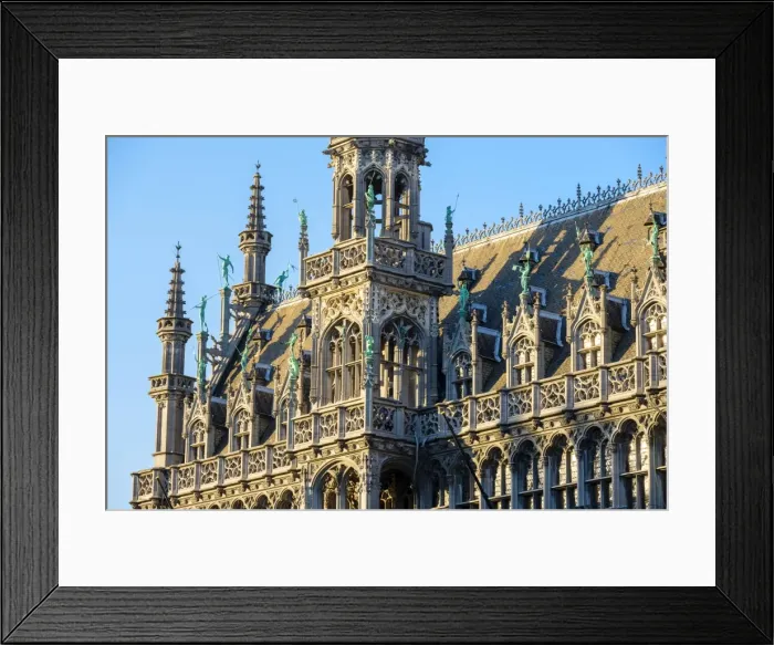 Framed Print : Maison du Roi (Kings House) (Broodhuis) on the Grand Place (Grote Markt), UNESCO Framed Print : Maison du Roi (Kings House) (Broodhuis) on the Grand Place (Grote Markt), UNESCO