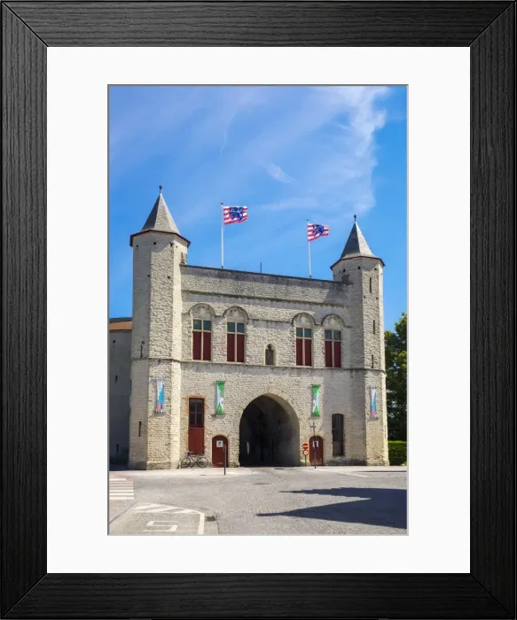 Framed Print : Kruispoort gate, former 14th century city gate, Bruges (Brugge), West Flanders (Vlaanderen) Framed Print : Kruispoort gate, former 14th century city gate, Bruges (Brugge), West Flanders (Vlaanderen)